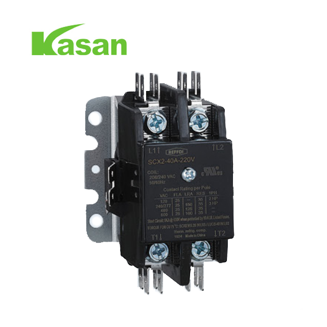 คอนแทค 2 ขั้ว คอยล์ 24v คอนแทควัตถุประสงค์เฉพาะ คอนแทคเตอร์ AC ของเครื่องปรับอากาศ
