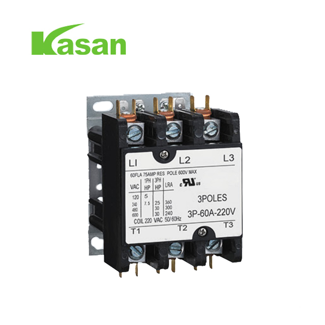 ตรวจสอบ UL 30A 3P คอนแทคอากาศสำหรับ HVAC 24V/120V/240V/277V/480V