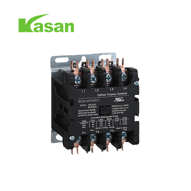 ตรวจสอบ UL 4 ขั้ว 40 AMP คอนแทค DP คอนแทคคอยล์ AC 120 โวลต์
